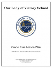 Lesson Plans – Grade 09 (Bundle)